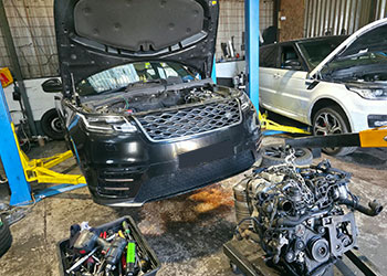 Range Rover Velar Engine Replacement at Specialist Workshop