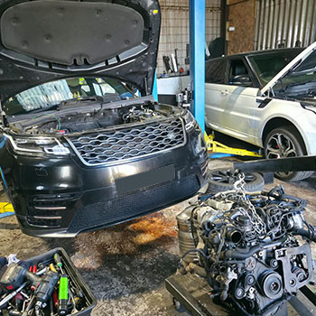 Range Rover Velar Engine Replacement at Specialist Workshop